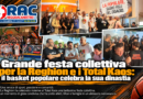 Grande festa collettiva per la Reghion e i Total Kaos: il basket popolare celebra la sua dinastia
