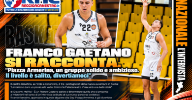 Serie B Naz,: Franco Gaetano si racconta. “Piazza Armerina, un gruppo solido e ambizioso. Il livello è salito, divertiamoci”