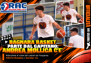 BAGNARA BASKET PARTE DAL CAPITANO:ANDREA MOLLICA C’E’