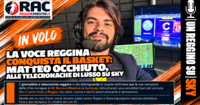 La voce reggina conquista il basket: Matteo Occhiuto, alle telecronache di lusso su Sky